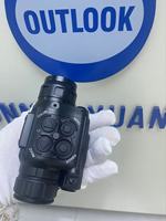 Monoculaire de vision nocturne thermique non refroidi 25 mm 640x512 étanche IPX67 pour la chasse, grossissement 4x, portée 600 m, à clipser sur la tête