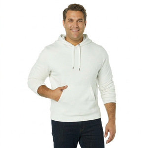 Wholesale High Quality Men's Winter Hoodies 100% Cotton Oversized <b>Velour</b> Half Zip Casual <b>Sweatshirts</b> Unisex Customized Design - Product Image 1
