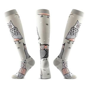 Calcetines deportivos transpirables hasta la rodilla para hombre y mujer, calcetín Unisex de alta compresión con logotipo personalizado de fútbol, a precio de fábrica - Product Image 6