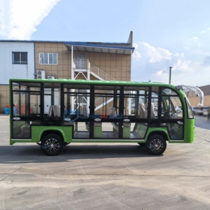 Voiture de tourisme électrique de luxe en gros, 14 places, motorisée, moteurs 72V, mini-buggy de tourisme électrique à quatorze places - Product Image 5