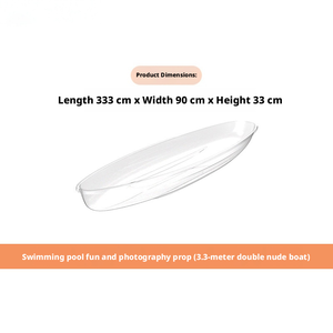 Venta al por mayor de canoas y kayaks transparentes de policarbonato, servicio de corte, diseño de una pieza para <span class=keywords><strong>turismo</strong></span> acuático en ríos y lagos. - Product Image 3