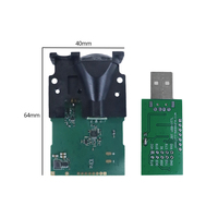 Télémètre à puce de capteur optique 20HZ Appareil de mesure de distance laser 100m avec TX RX pour équipement de surveillance industriel