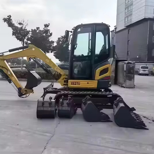 Gebruikte Graafmachine Lage Prijs Gebruikte Minigraafmachine 2 Ton Xe27u Hulphydraulica Meerdere Aansluitingen Voor Paalinstallatie - Product Image 1