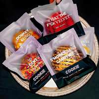 Sac à pain écologique CPP + PE de qualité alimentaire personnalisé avec logo imprimé pochette d'emballage thermoscellée pour biscuits pour collation