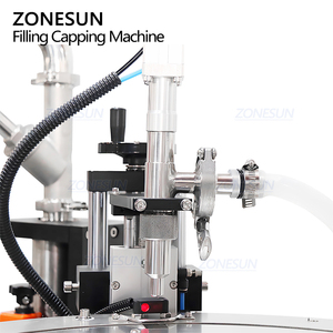 ZONESUN ZS-AFC12D Automatic Rotary Desktop Essence <b>Laundry</b> Detergent Liquid Spout Pouch Bag Filling Capping Machine - Product Image 5