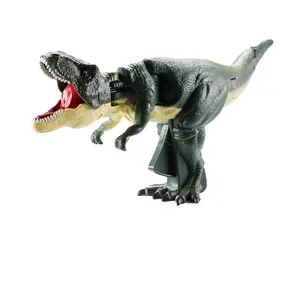 29 cm ukuran besar pengambil Tyrannosaurus rex tekan ayunan dinosaurus dengan suara mainan dekompresi