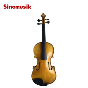 Marchio Sinomusik antico <span class=keywords><strong>violino</strong></span> in acero a fiamma solida <span class=keywords><strong>2</strong></span> pezzi indietro buona fiamma di alta qualità pieno di vernice ad olio fatta a mano <span class=keywords><strong>violino</strong></span> HV20 - Product Image 2