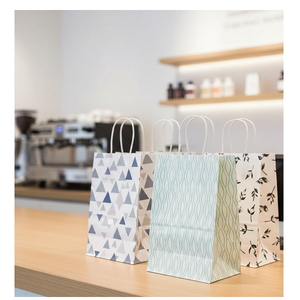 Bolsa de Papel Kraft Personalizable con Asa Retorcida, Logotipo Impreso Personalizado, Bolsa de Compras Ecológica para Minoristas y Comida para Llevar - Product Image 2