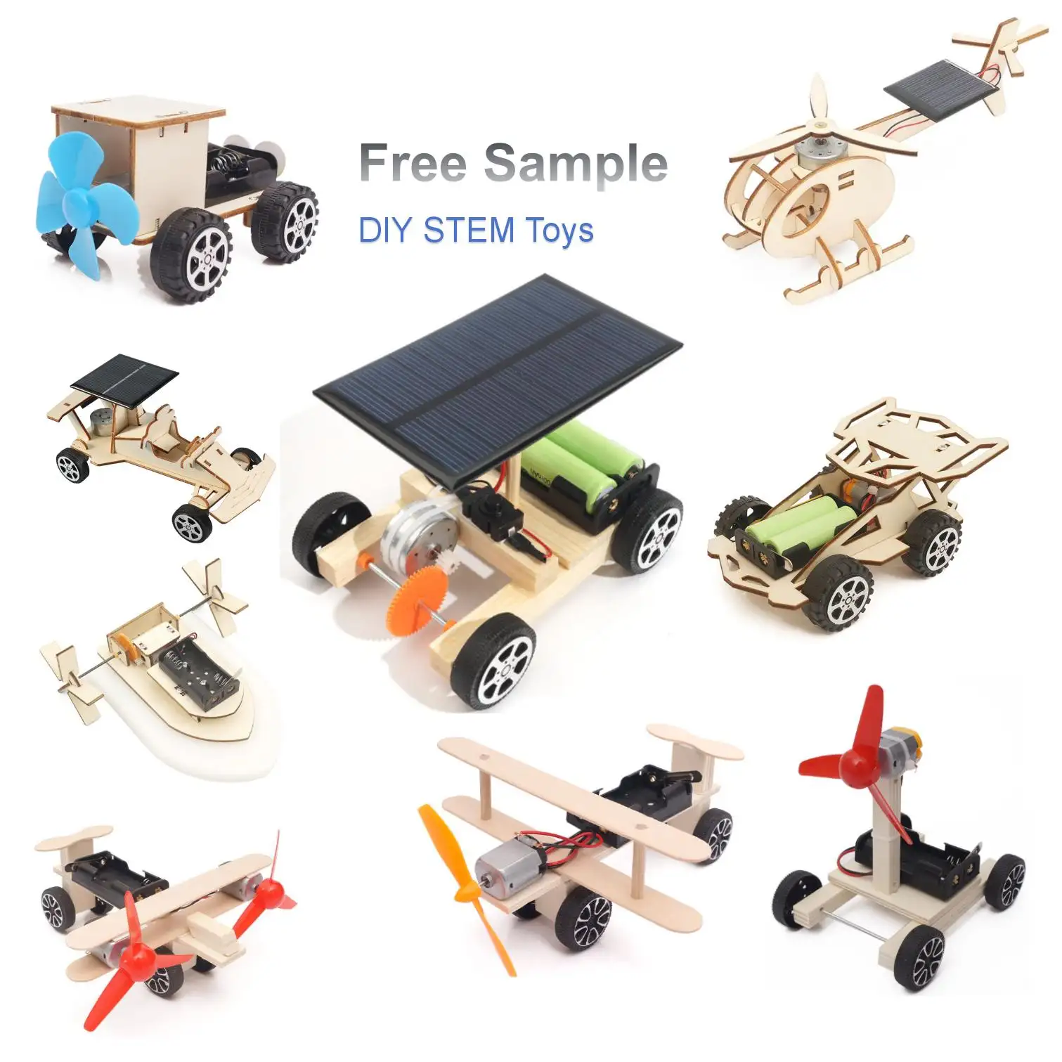 MI gros Science Kits éducatifs tige jouets éducatifs Puzzle bois Science expérience Kit tige jouets éducatifs pour les enfants