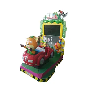 Indoor Sport amusement Park Coin Operated jungle paradise Kids Car Racing Arcade Video Game Machine