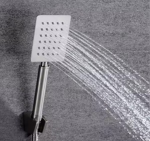 Europeo a maniglia singola per rubinetto doccia in ottone lucido accessorio da bagno cromato morbido Spray in ceramica per appartamenti - Product Image 5