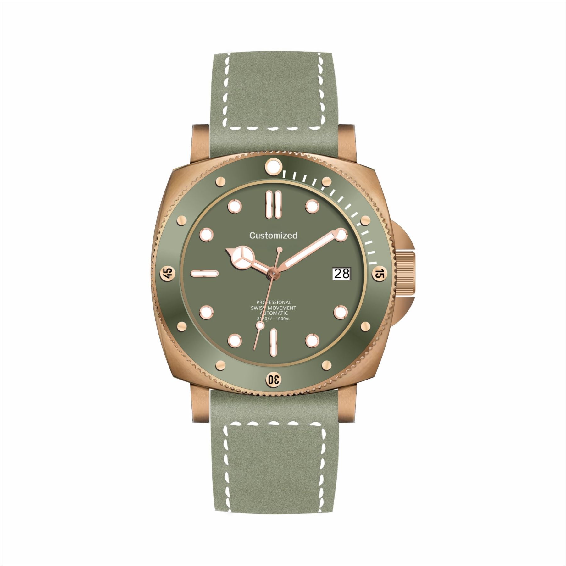 สีเขียว