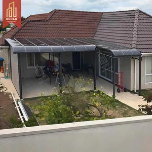 Gran Deslizante Eléctrico Retráctil Al Aire Libre Patio Jardín Terraza con Led Techo Toldo de Metal - Product Image 2