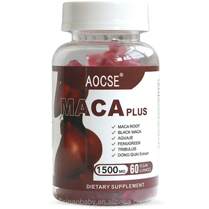 OEM Factory Maca Capsules Enhance Loot Increase &amp; Strengthen Buttocks Natural <strong>Herbal</strong> <strong>Supplement</strong> 60 Pills/Bottle <strong>for</strong> <strong>Men</strong>/Women - Product Image 1