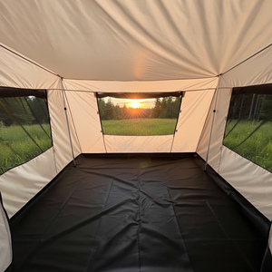 Carpa Impermeable de Lona Resistente ENJOIN 4X4 para Verano, Nuevo Modelo de Montaje Rápido, Oxford Stretch OZ para Campamento y <span class=keywords><strong>Glamping</strong></span> al Aire Libre - Product Image 3