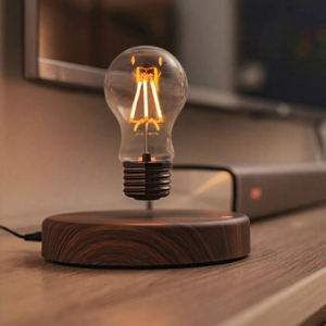 Moderno soggiorno contemporaneo camera da letto Hotel ROHS tavolo luce a LED stile europeo levitazione magnetica luce galleggiante della stanza - Product Image 1