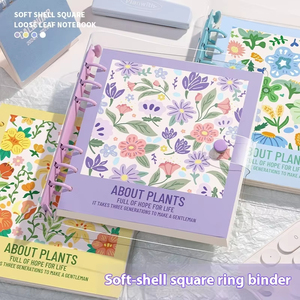 Bán buôn tùy chỉnh Tạp Chí trường PVC Bìa lá lỏng lẻo máy tính xách tay cho sinh viên - Product Image 2