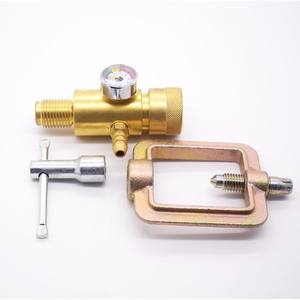 Appareil à double tête en alliage mini, économiseur d'énergie, anti-chute, en cuivre pur, économiseur de gaz, manomètre d'oxygène, accessoires pour réchauds de camping au propane - Product Image 5