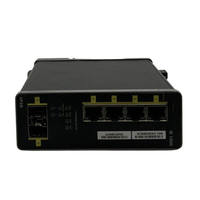 Conmutadores Ethernet industriales con 4 puertos PoE + de cobre FE y 2 conmutadores de red de enlaces ascendentes GE SFP a la red de 2 vías de acceso a la red