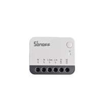 Interrupteur intelligent miniature DIY 16A Tuya WiFi+RF TY2-MINI-16A, contrôle bidirectionnel, module d'automatisation de la maison intelligente, 90-250V via Alexa Google Home
