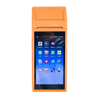 Terminal de point de vente portable Android 5,5 pouces SDK, système Android, appareil de caisse mobile 4G, lecteur de codes-barres NFC WIFI 3G