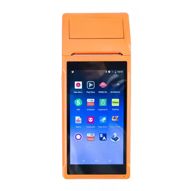 SDK 5.5" Android System Handheld POS Machine Portable Mobile 4G Cash Register Device POS Terminal 3G WIFI NFC Barcode Reader
