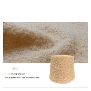 <span class=keywords><strong>TIGG</strong></span> Naturfaser garn 64% super feines Alpaka 36% Merinowolle-Schlaufen garn zum Hands tricken - Product Image 1