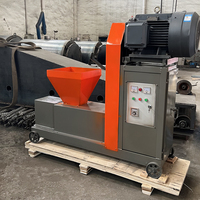 Petite brique de charbon de bois 22kw, presse à forcer à vis, machine à briquettes de sciure de bois, usine de fabrication de briquettes de charbon de bois