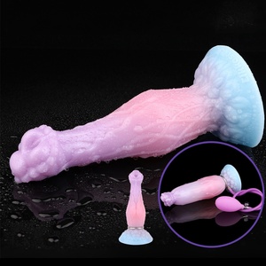 Sweet Dream Adjustable Silicone Inflatable Anal Plug with Pump for Intense Prostate Massage Vagina Masturbation Dog Knot <b>Dildo</b> - Product Image 1