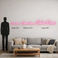 Letrero de Neón LED Personalizado con Diseño Gratuito para Bodas, Cumpleaños, Negocios, Bares, Decoración de Paredes de Dormitorios, Neonawall