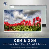 Écran LCD IPS FHD 23,8 pouces 1920x1080 500 nits LVDS 30 broches avec kits de carte pilote en option pour affichage de kiosque commercial