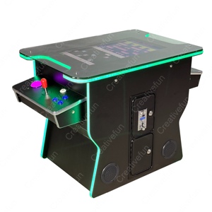 Bán Hot 27-Inch <span class=keywords><strong>LCD</strong></span> 3000-Trong-1 Đa Chức Năng Đồng Cu-Hoạt Động Ngồi Xuống Arcade Trò Chơi Máy Với Trackball Cho 2 Người Chơi - Product Image 1