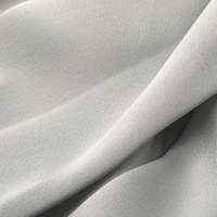Tissu de vente chaude polyester imitation acétate tissé duchesse tissu pour vêtements pour femmes à la mode