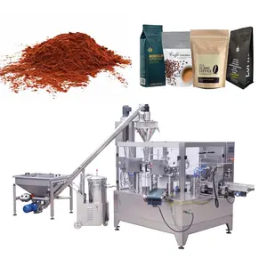 Fully automatic filling bag industrial doypack flour coffee washing powder weighing packing machine