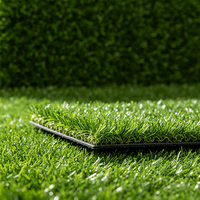 Gazon artificiel haute simulation, tapis mural vert, gazon synthétique PP pour extérieur