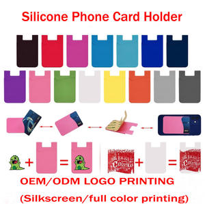 Autocollant personnalisé en silicone 3M Portefeuille intelligent Porte-cartes de téléphone portable Cadeau d'affaires pour cartes d'identité et de crédit - Product Image 2