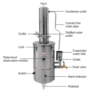 220V Wasser de still ierer 5L Elektro heizung Destill ier gerät Destillierte Wasser maschinen - Product Image 6