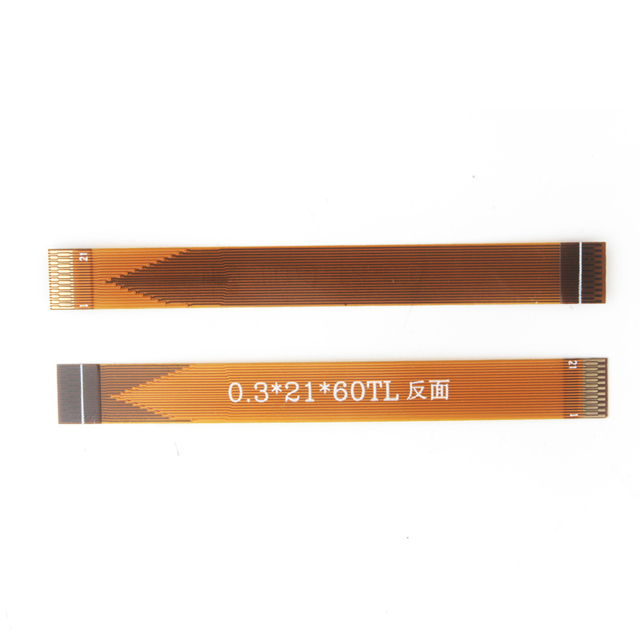 FFC Jumper FPC Flexible Flat Cable 0.3mm Pitch 21pin Length 60mm Gold Plate LVDS Cable for Computer Copper Core SINO-MEDIA