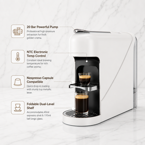 Macchina per Caffè Espresso a Cialde Compatta di Alta Qualità con Estrazione Rapida e Funzionamento One-Touch per Casa e Cucina - Product Image 3