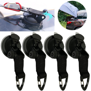 <b>Car</b> Suction Cup <b>Hook</b> 15kg Load Single <b>Hook</b> ABS Material For Van Tent Sunshade Rain Shield - Product Image 5