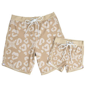 Shorts de bain imprimés pour hommes, séchage rapide, avec cordon de serrage, décontractés, taille mi-haute, longueur courte - Product Image 2