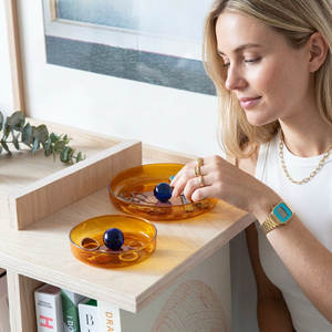 Handmade Polished Resin Eco-Friendly Dishwasher Safe Salad Bowl-Elegant Durable & Reusable for Home Hotel Party & Buffet Use - Product Image 1
