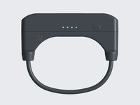 Bracelet de cheville GPS étanche IP68 en plastique personnalisé avec fonction SOS et conception anti-démontage pour les détenus en assignation à résidence