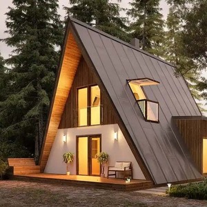 Cabaña de Vidrio Moderna con Forma de Triángulo y Vidrio Templado para Instalaciones de Ocio - Product Image 3