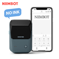 Impresora Térmica de Etiquetas NiiMbot B1 BT para Códigos de Barras QR, Precios de Joyería y Nombres para Negocios, Sin Tinta