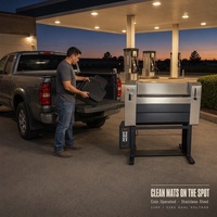 Machine à laver les tapis de sol de voiture, à monnayeur, en libre-service, en acier inoxydable, 110V 220V, nettoyeur de tapis pour stations-service, vente en gros