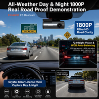Caméra embarquée 360° sans fil WiFi HD 1080P avec enregistrement automatique, surveillance de stationnement 24h/24, vision nocturne et grand angle – Boîte noire de voiture