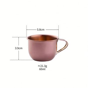 แก้วมินิพกพา สแตนเลส สีสันสดใส สำหรับกาแฟเอสเพรสโซ ชานม เหมาะสำหรับแคมป์ปิ้ง - Product Image 5