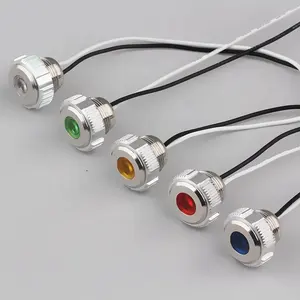 Rohs Waterproof IP67 12v / 24v Plastic Or Metal Indicator Lamp