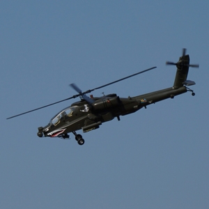 Hélicoptère RC Roban 700 Ah-64 Apache Super Scale, version ARF, kit vert - Product Image 3